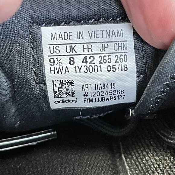 Adidas Womens Cloudfoam QT Flex DA9449 Black Running Shoes Snekers Size 9.5 - Picture 9 of 9